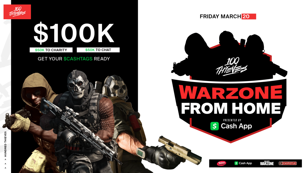 100 Thieves “War At Home” Warzone tournament: schedule, format, prize pool & how-to watch