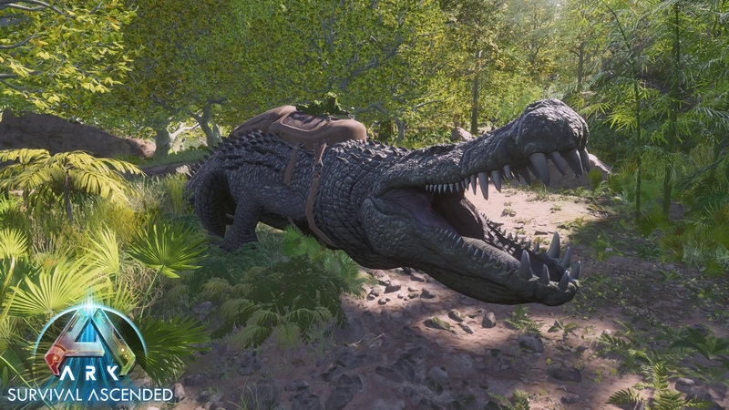 How To Tame A Deinosuchus In ARK Survival Ascended