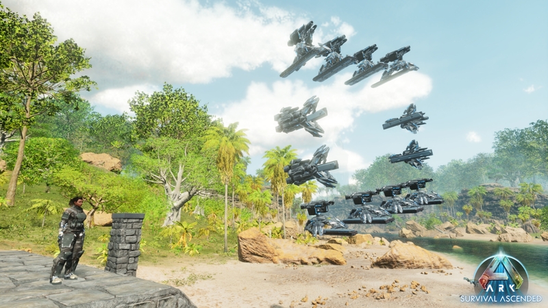 ARK Survival Ascended Floating Turret Tower Build Guide