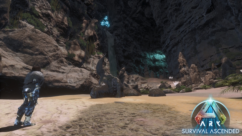 ARK Survival Ascended Best Loot Cave Location | The Center