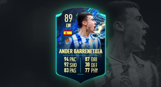 FIFA 21 Ander Barrenetxea TOTS SBC: Cheapest solutions, rewards, stats