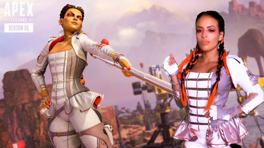 WWE Superstar Zelina Vega cosplays Loba from Apex Legends