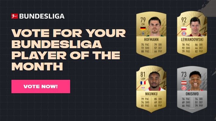 FIFA 22 Bundesliga October POTM: How to vote, nominees, more.