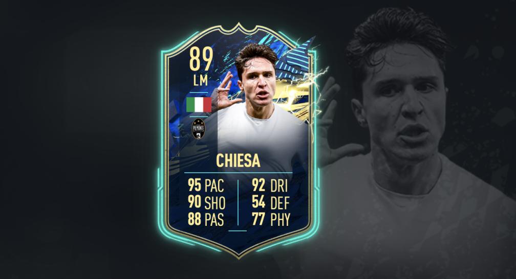FIFA 21 Federico Chiesa TOTS SBC: Cheapest solutions, rewards, stats