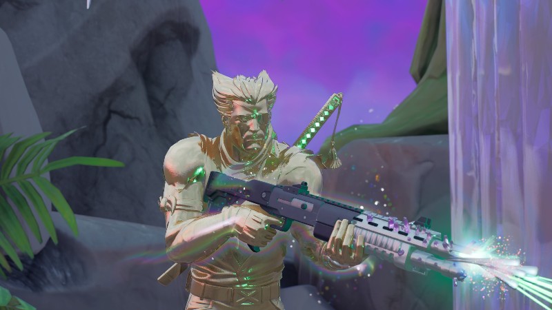 How To Use Chrome Splash On A Structure In Fortnite