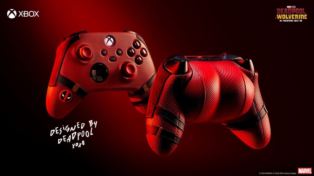 Microsoft Made an Xbox Controller Shaped Like Deadpool’s “perfectly rounded tush”
