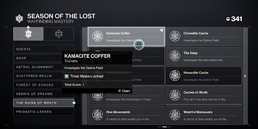 Destiny 2: Kamacite Coffer guide