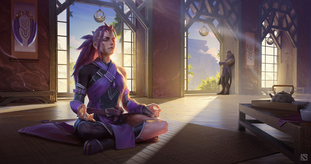 Dota 2 female Anti-Mage persona Disciple’s Path released