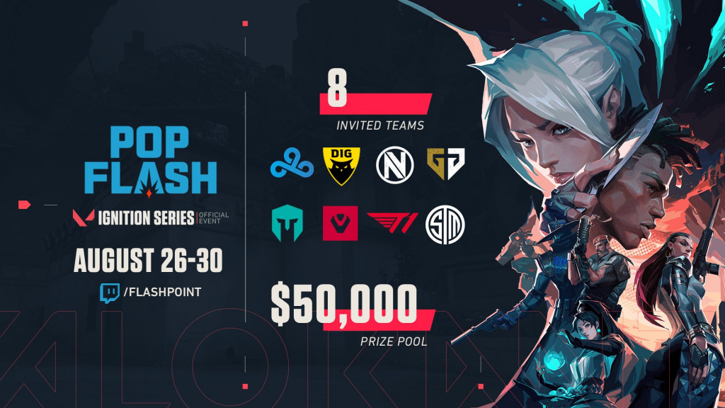 Valorant Pop Flash Ignition Series: Schedule, teams, format, prize pool and how to watch