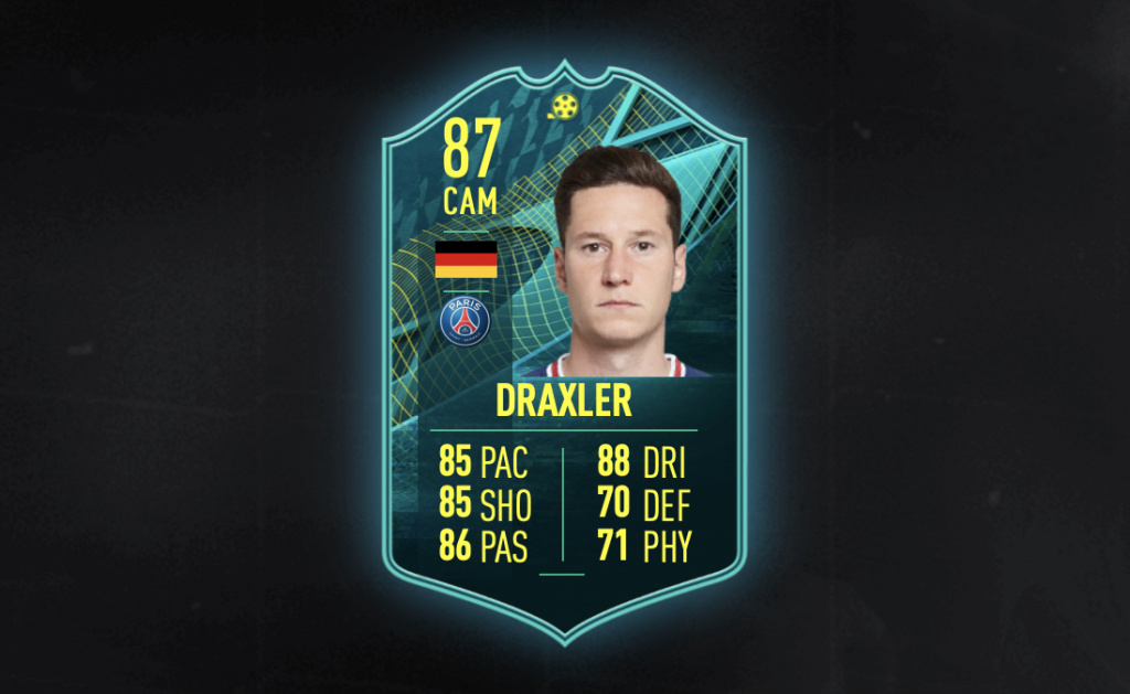 FIFA 22 Julian Draxler Player Moments SBC: Cheapest solutions, rewards, stats