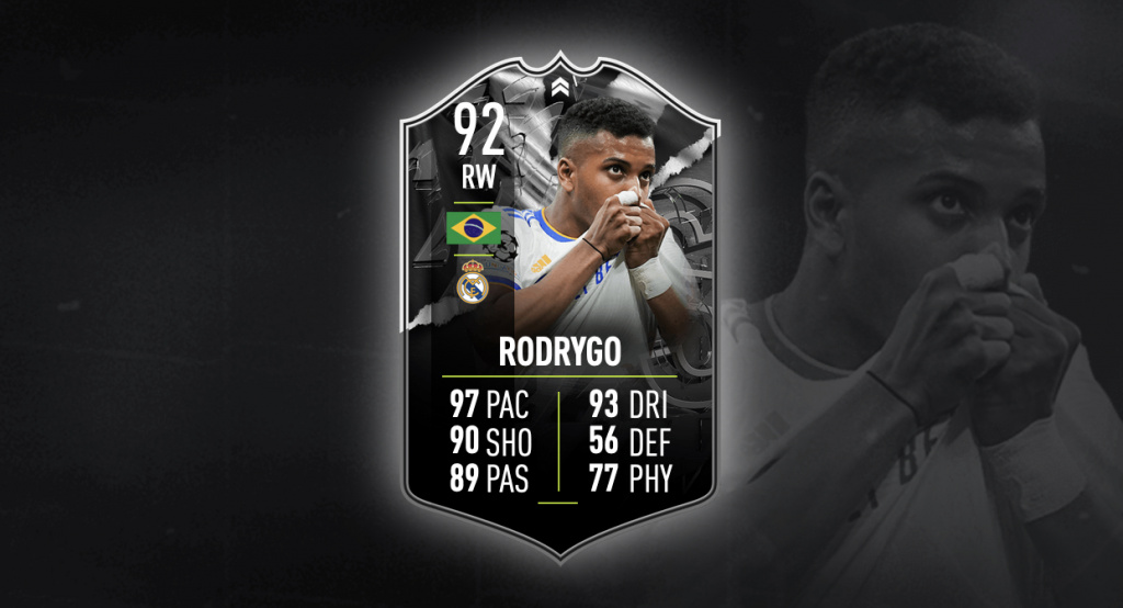 FIFA 22 Rodrygo Showdown SBC – Cheapest solutions, rewards, stats