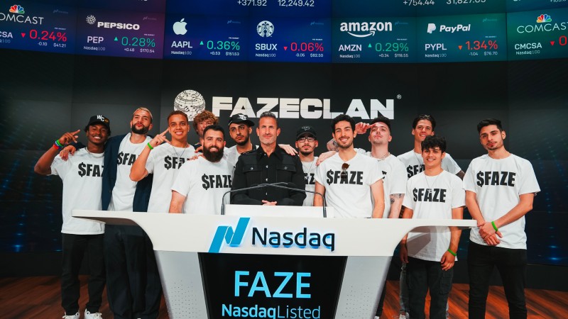 FaZe Clan’s Stocks Plummeted After Going Public On Nasdaq
