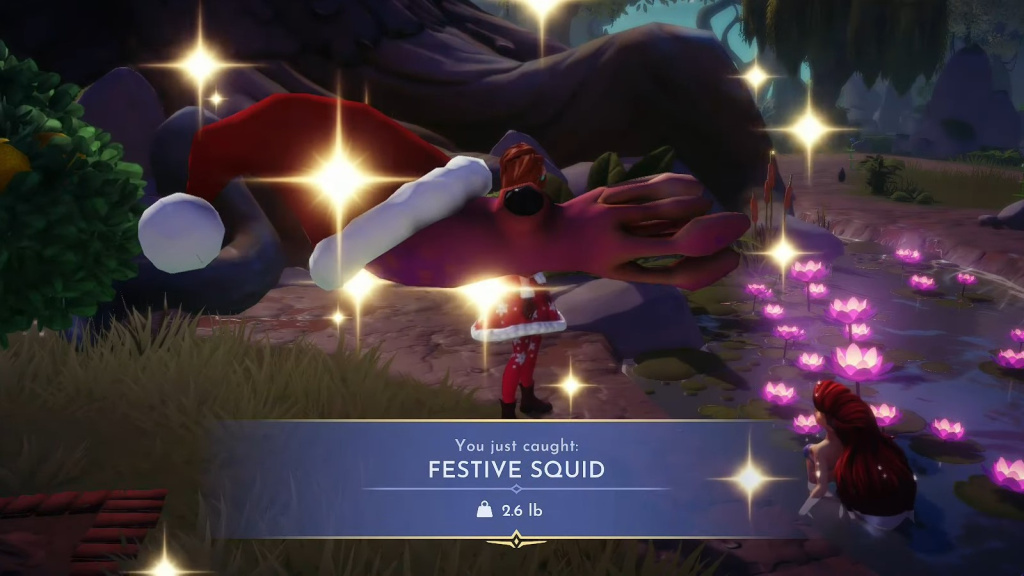 How to Get Festive Squid in Disney Dreamlight Valley