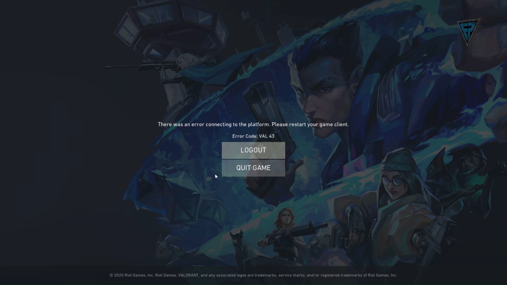 How To Fix Valorant Error 43: Valorant Servers Down?