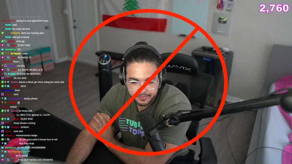 Fortnite streamer Arab banned for second time