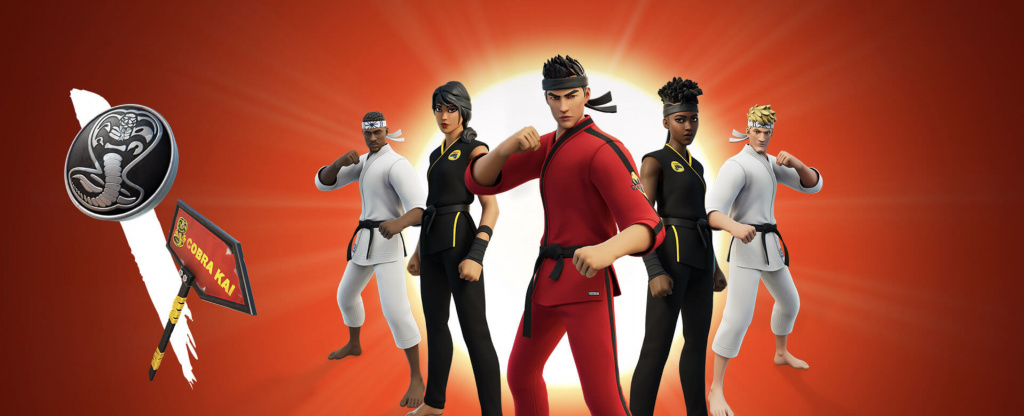 Fortnite Cobra Kai: New skins, back bling, emotes, more