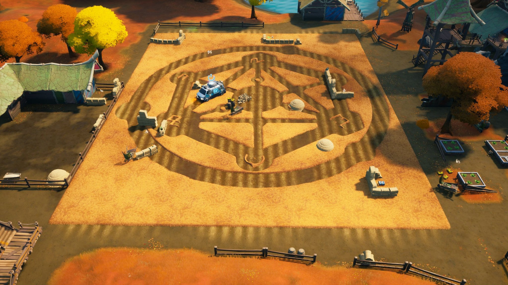 Fortnite Crop Circle locations: How to place warning signs