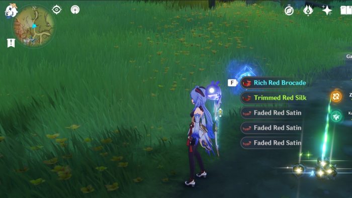 Genshin Impact Rich Red Brocade Location, Farming Guide