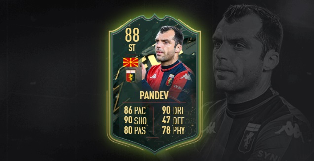 FIFA 22 Goran Pandev Wildcard SBC: Cheapest solutions, rewards, stats