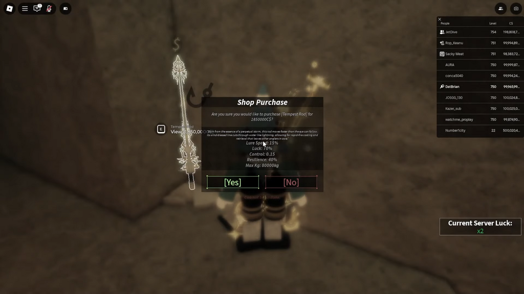 Fisch Tempest Rod: How To Unlock