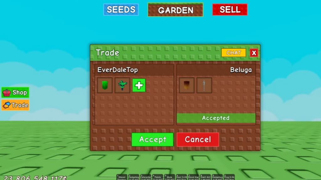 How To Trade In Grow A Garden