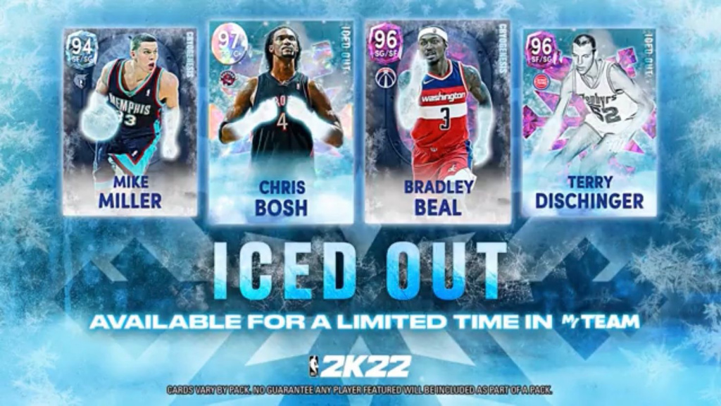 Iced Out lands again in NBA 2K22: GO Chris Bosh, auction listings, more.