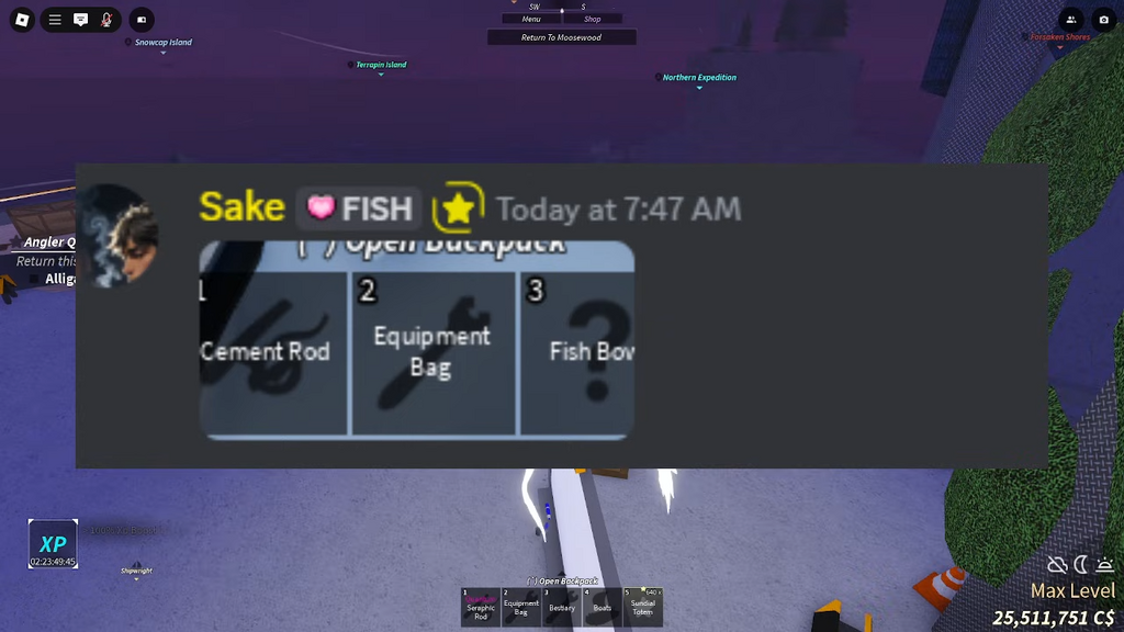 Fisch Cement Rod: How To Unlock