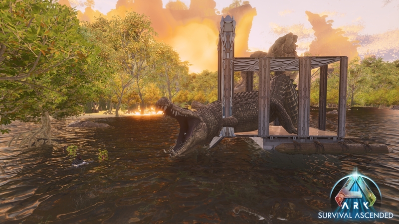 How To Build Deinosuchus Trap in ARK Survival Ascended