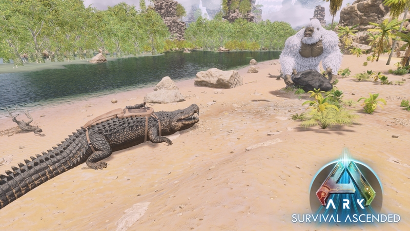 Using The Deinosuchus for Boss Fights in Ark Survival Ascended