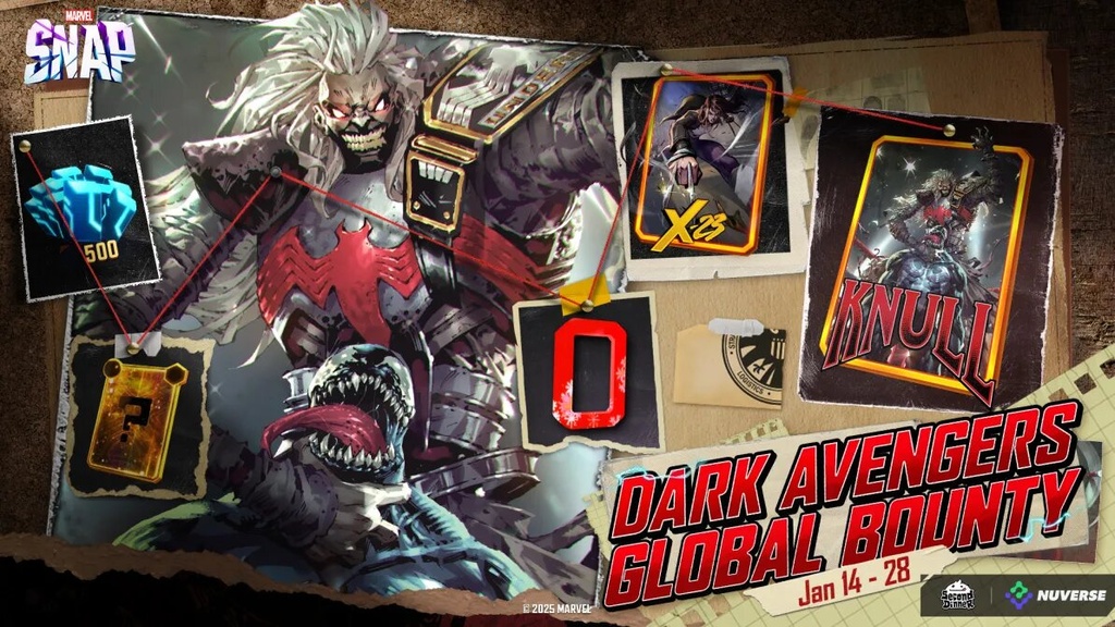 Marvel Snap The Dark Avengers Global Bounty Event: Start & End Dates, Gameplay, Rewards And More