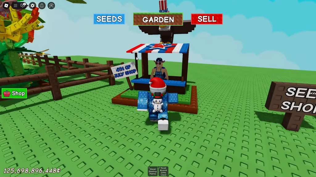 Grow A Garden 4th July Shop: Location & Inventory