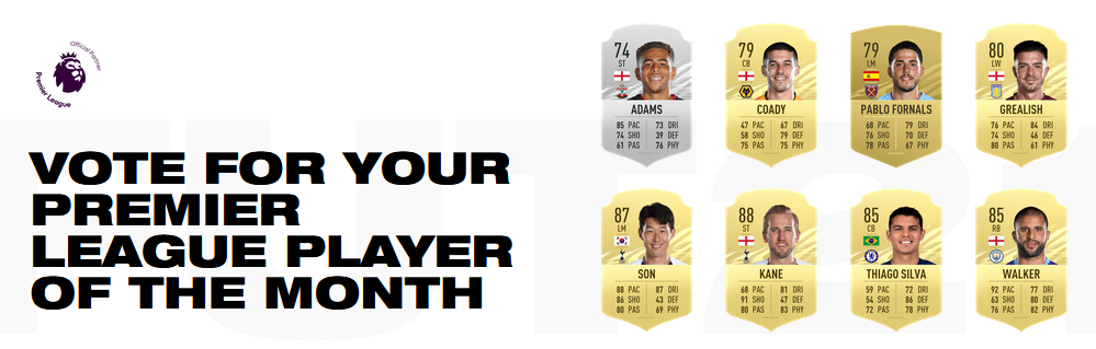 FIFA 21 Premier League POTM for October predictions ft. Kane, Son, and more