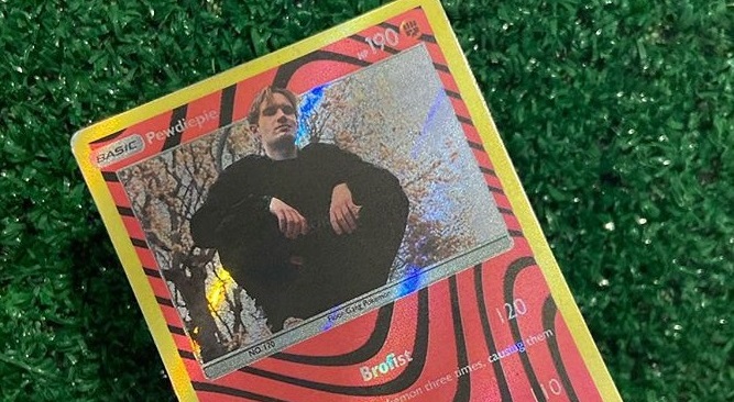 PewDiePie gets custom Pokemon card created by fan