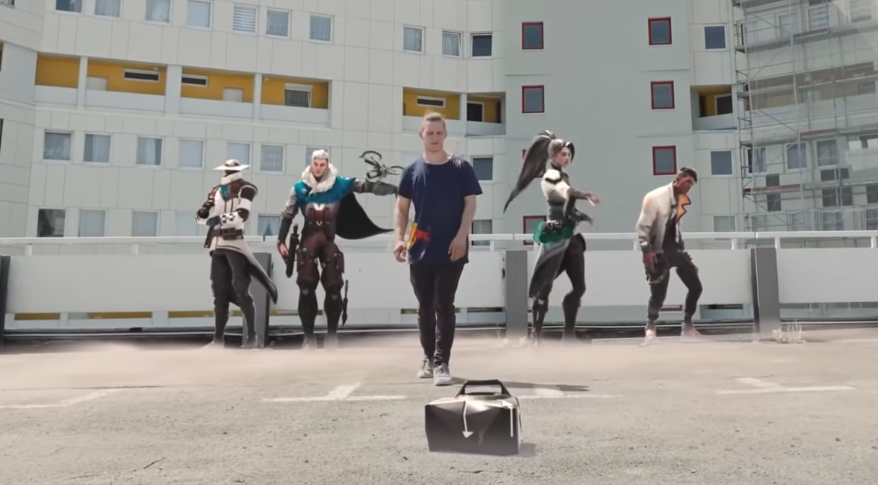 Watch Red Bull freerunner Krystian Kowalewski bringing Valorant’s Jett to life