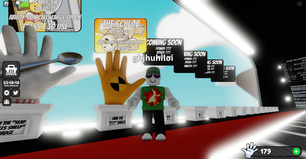 Slap Battles The Schlob Gloves & Badge: How To Get