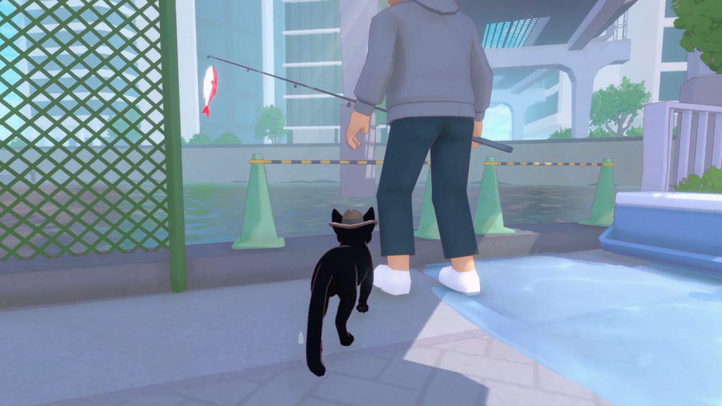 How to Steal the Fisherman’s Fish in Little Kitty, Big City