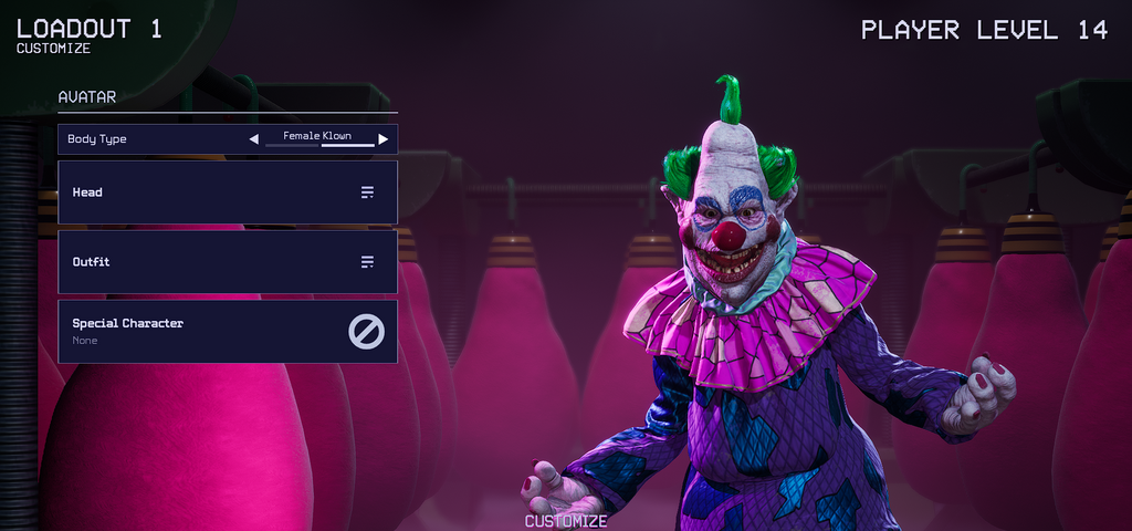 Can You Be A Female Klown In Killer Klowns From Outer Space?