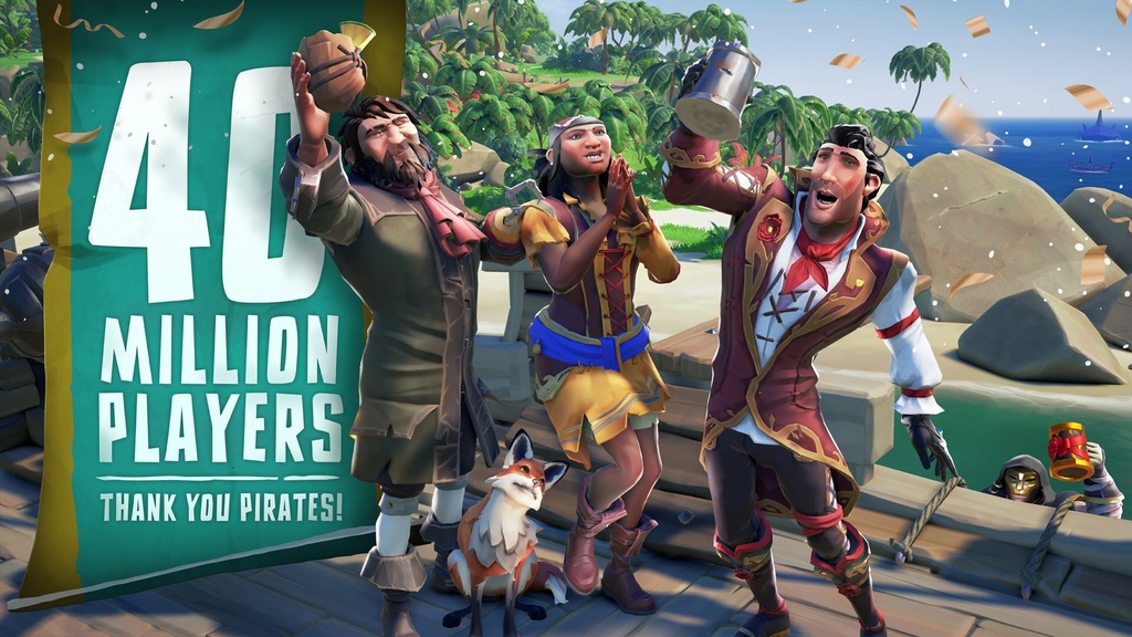Sea Of Thieves Celebrates 40 Million Pirates Sailing The High Seas