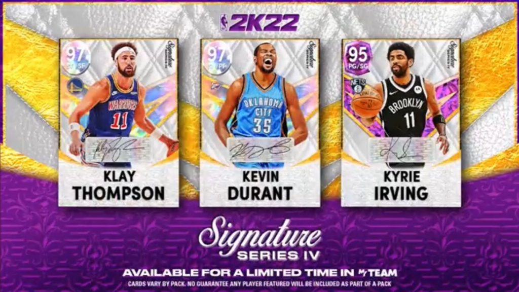 NBA 2K22 welcomes Season 4: Hunt 4 Glory with a new Signature Series pack