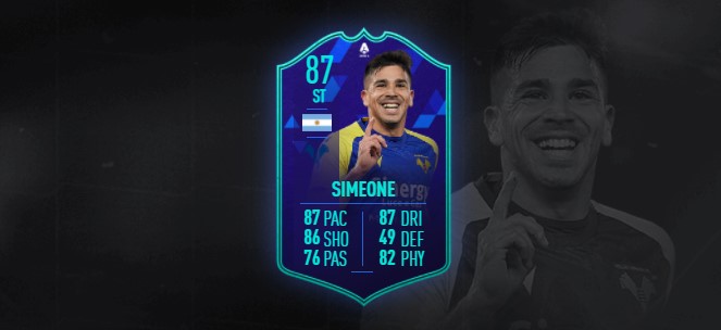 FIFA 22 Giovanni Simeone POTM SBC: Cheapest solutions, rewards, stats