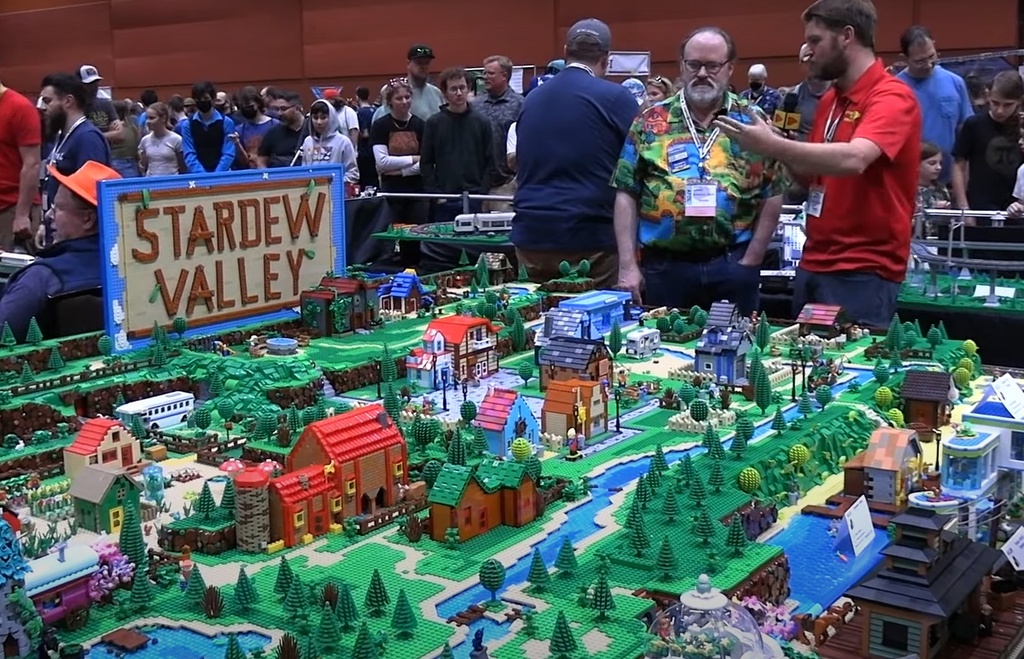 A 75,000 Piece LEGO Stardew Valley Creation is Blocky Perfection