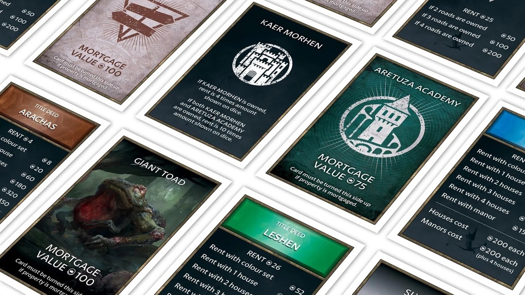 CD Projekt RED Launches The Witcher Monopoly Board Game In Select Countries