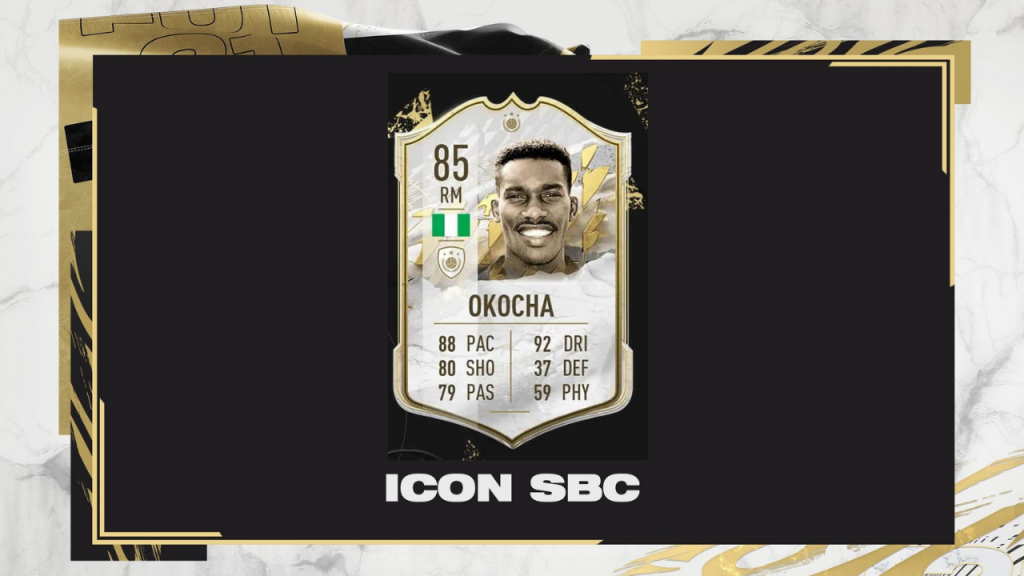 FIFA 22 Okocha ICON SBC: Cheapest solutions, rewards, stats