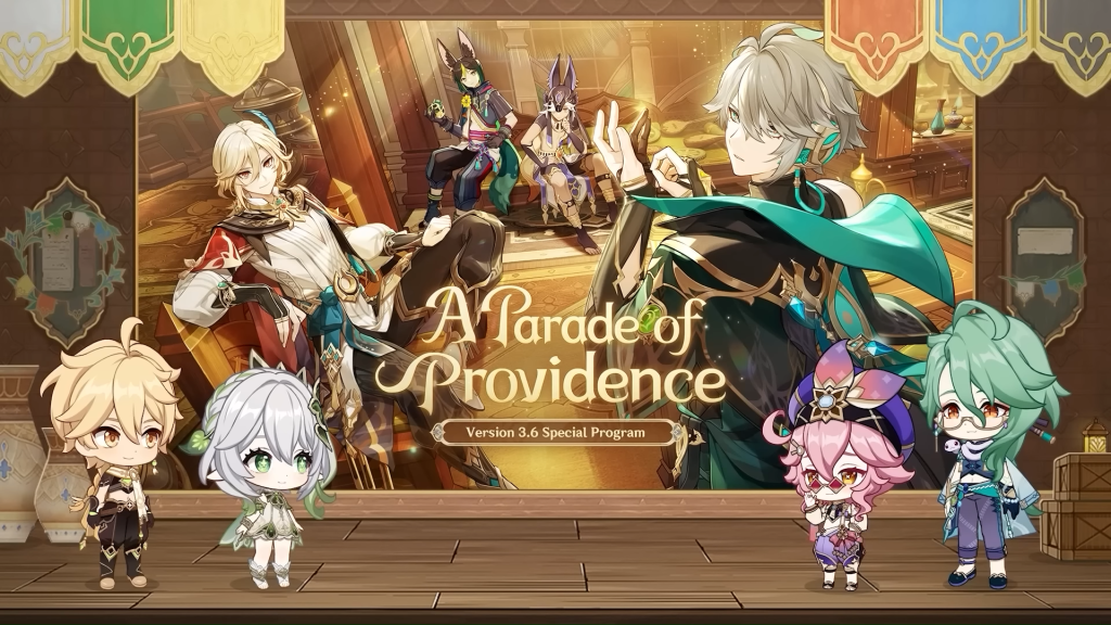 Genshin Impact 3.6 Phase 1 Events: Free Primogems, Mora, More