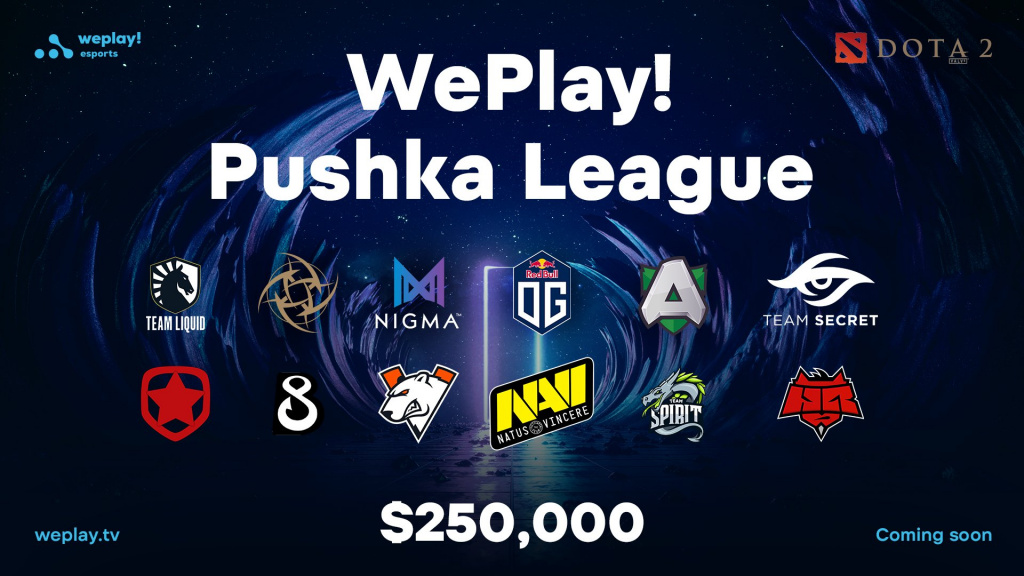 WePlay! announce the  Dota 2 Pushka League a $250,000 online league for EU and CIS
