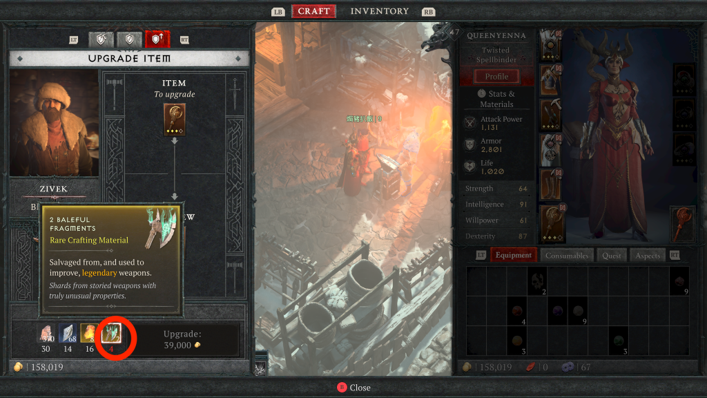 Diablo 4: How to Get Baleful Fragments