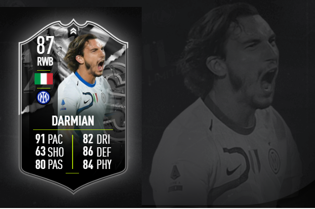 FIFA 22 Mateo Darmian Showdown SBC: Cheapest solutions, rewards, stats