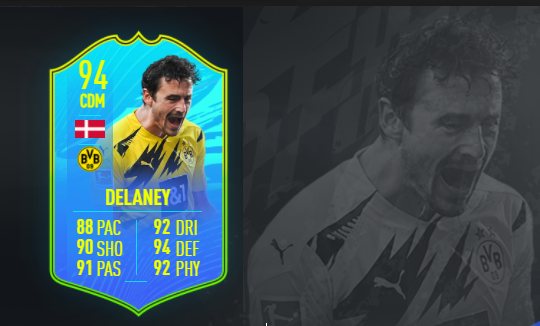 FIFA 21 Thomas Delaney FOF: Cheapest solutions, rewards, stats