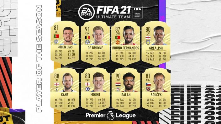 FIFA 21 Premier League Player of the Season nominees