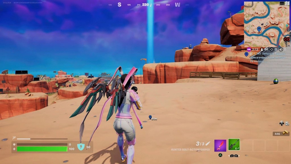 How to hit different targets with a Sniper in Fortnite Chapter 3
